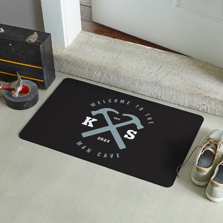 Welcome To The Man Cave Doormat