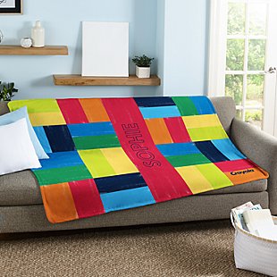 Crayola™ Colorblock Plush Blanket