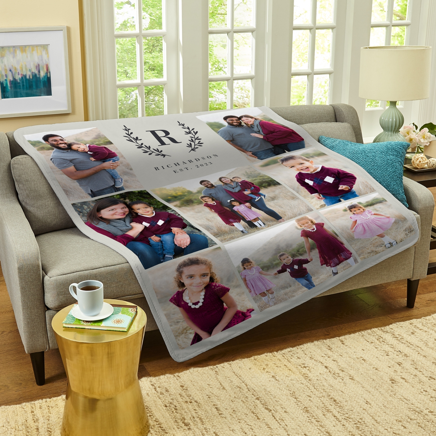 Blankets with photos on them sale