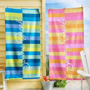 Varied Stripes Beach Towel