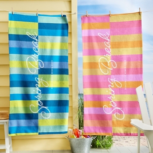 Varied Stripes Beach Towel