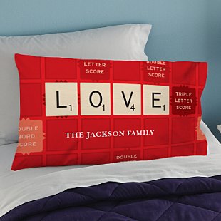 Scrabble® Lots of Love Pillow Case