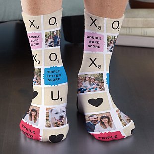 Scrabble® Love You Socks