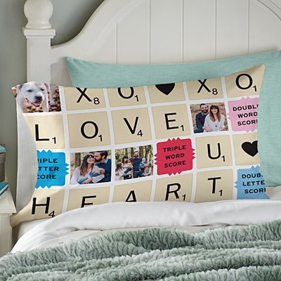 Scrabble® Love You Pillow Case