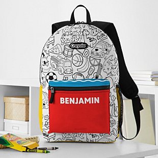 Crayola™ B&W Coloring Book Pattern Backpack
