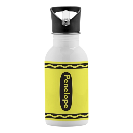 Crayola™ Crayon Water Bottle-Yellow