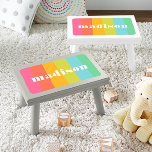 Personalized stool on sale