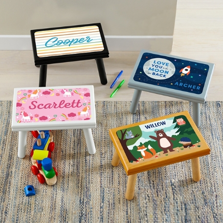 Children's Wooden Step Stool Collection