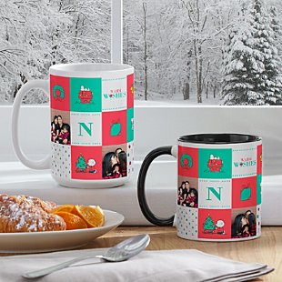 PEANUTS® Holiday Quilt Pattern Mug