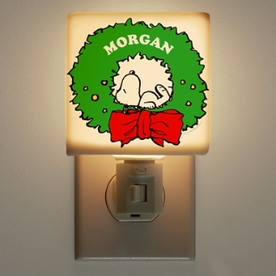 PEANUTS® Snoopy™ Holiday Wreath Nightlight