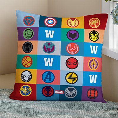 Marvel Icon Squares Throw Pillow