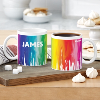 Crayola™ Rainbow Paint Drip Mug