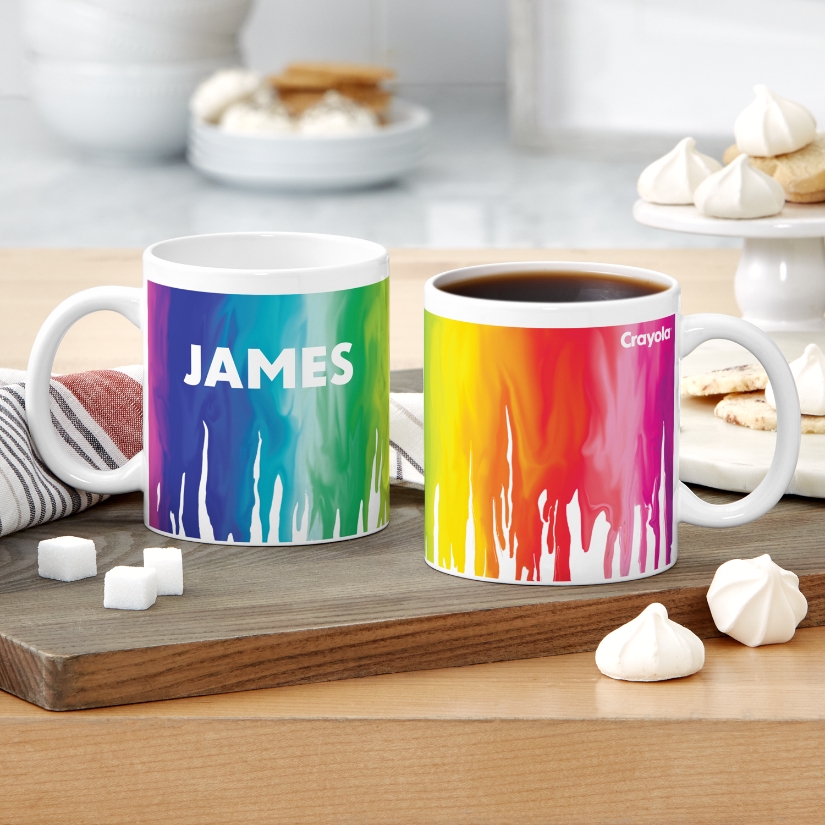 Crayola™ Rainbow Paint Drip Mug at