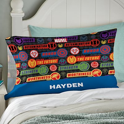 Marvel Icon Pattern Pillowcase
