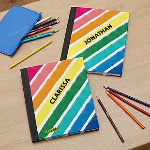 Crayola™ Rainbow Stripes Notebook