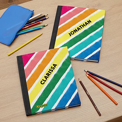 Crayola™ Rainbow Stripes Notebook