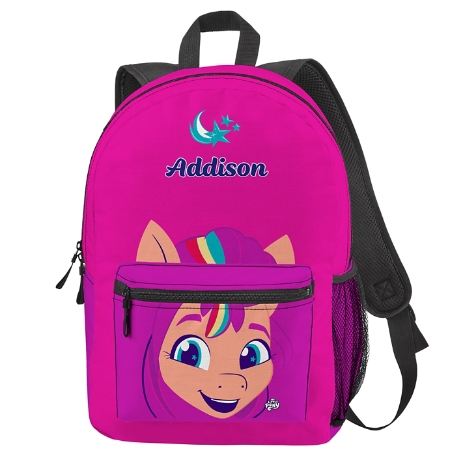 My Little Pony All Over Face Backpack-Sunny