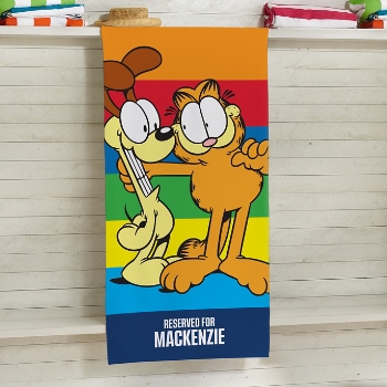 GARFIELD® Rainbow Beach Towel