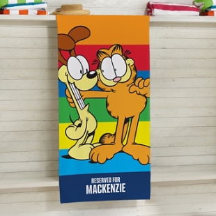 GARFIELD® Rainbow Beach Towel