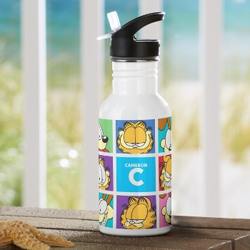 GARFIELD® & Odie® Squares Water Bottle