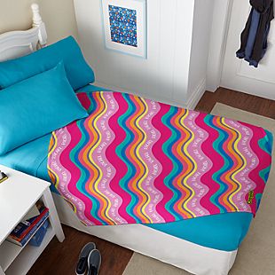 Crayola™ Wavy Stripes Plush Blanket