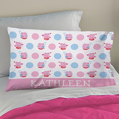Peppa Pig Dots Pillowcase