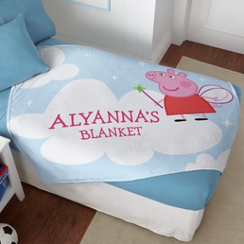 Peppa Pig Fairy Plush Blanket