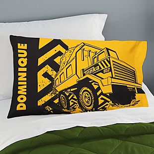 Tonka Yellow Mighty Dump Truck Pillowcase