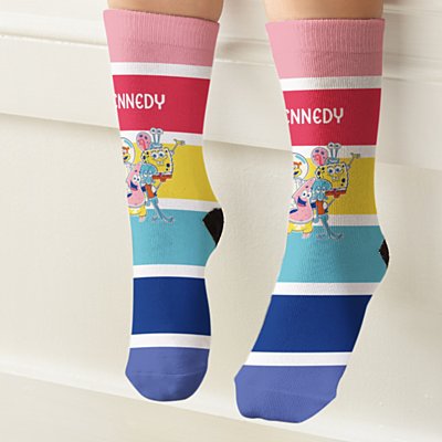 SpongeBob™ Rainbow Stripes Socks