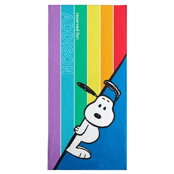 PEANUTS® Snoopy™ Rainbow Beach Towel