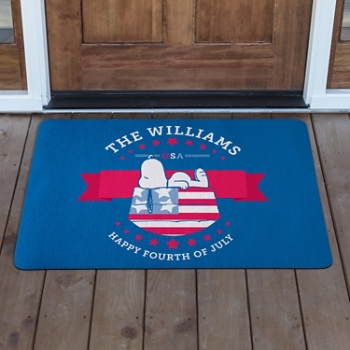 PEANUTS® Americana Snoopy™ Dog House Doormat