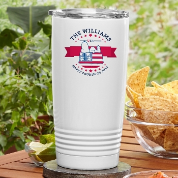 PEANUTS® Americana Snoopy™ Dog House Tumbler