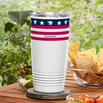 PEANUTS® Americana Stars and Stripes Pattern Tumbler