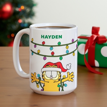 GARFIELD® Christmas Lights Mugs