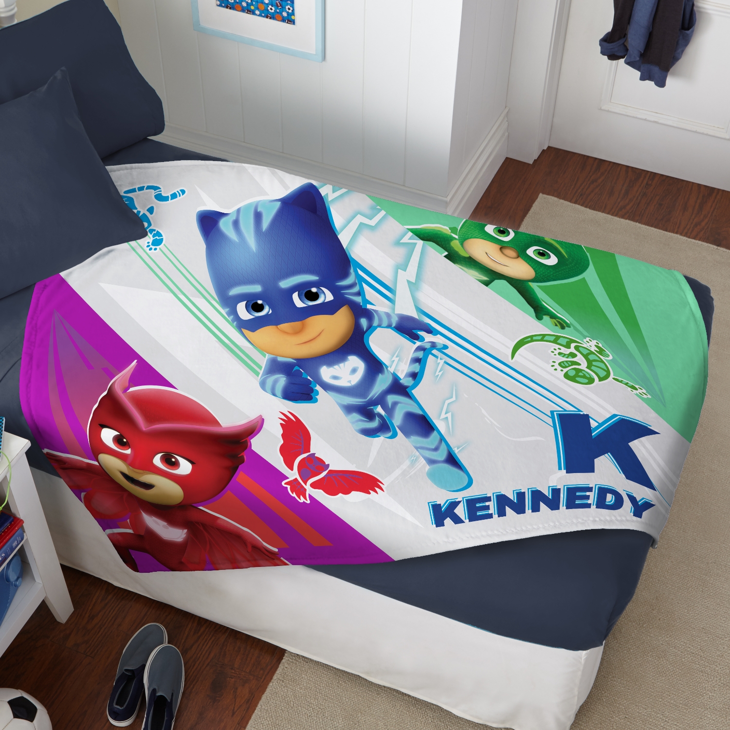 PJ Masks Calling All Heroes Plush Blanket