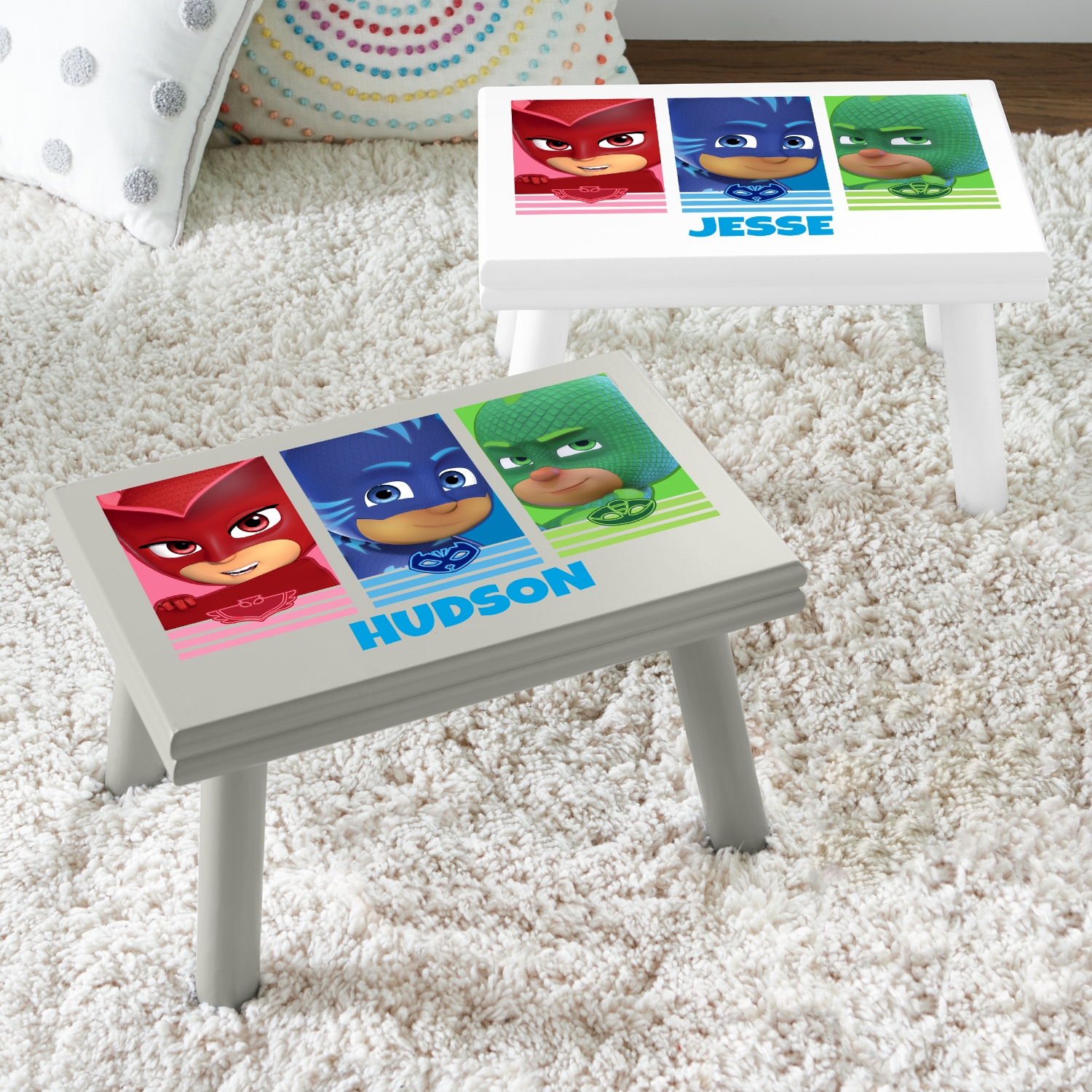 PJ Masks Character Panel Step Stools