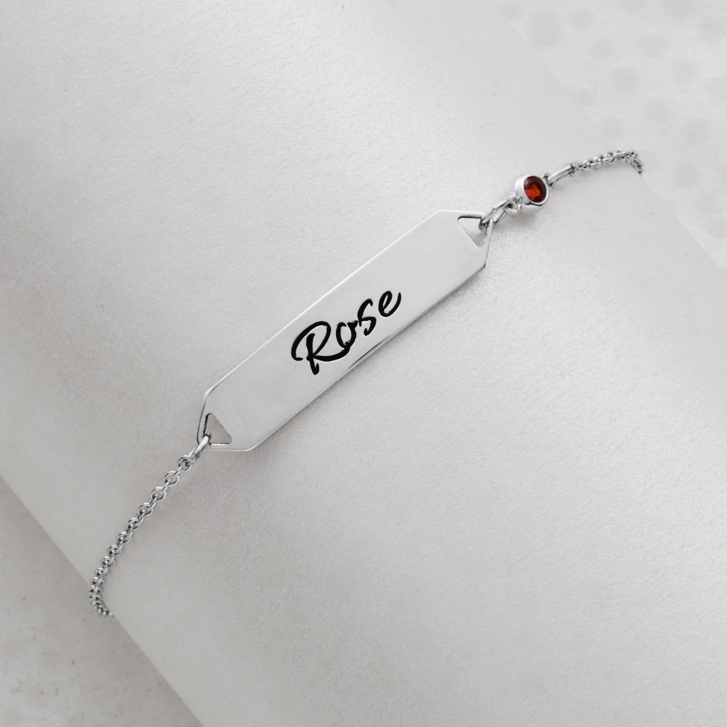 Children's Birthstone Name Bracelet