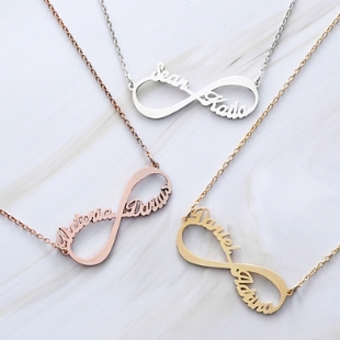 Personalized on sale valentines necklace