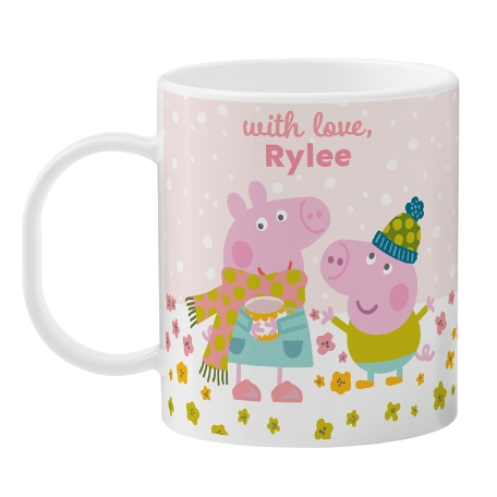 Peppa Pig Cookies with Love Cup