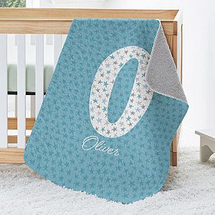 Big Fun Letter Quilted Blankets