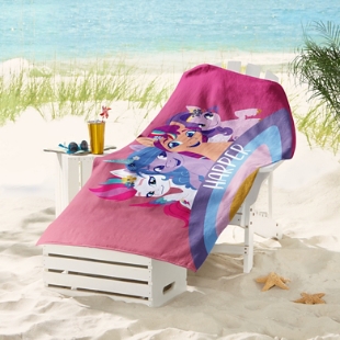 My Little Pony Group Rainbow Beach Towel-Standard
