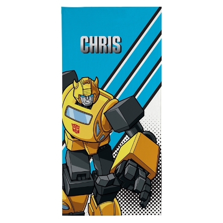 TRANSFORMERS Character Panel Beach Towel-Standard-Bumblebee