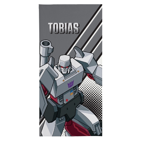 TRANSFORMERS Character Panel Beach Towel-Standard-Megatron