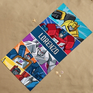 TRANSFORMERS Character Panel Beach Towel