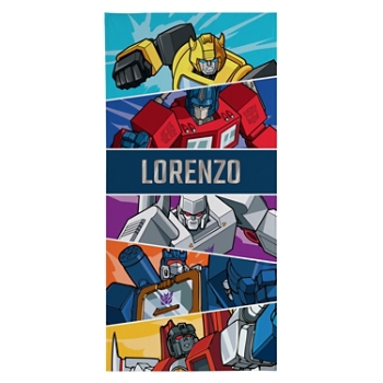 TRANSFORMERS Character Panel Beach Towel - Standard