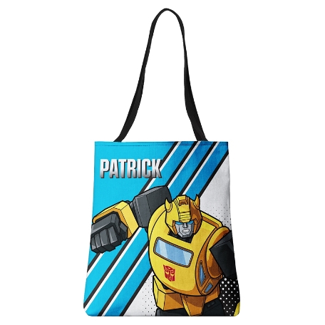 TRANSFORMERS Stripes Tote Bag-Bumblebee