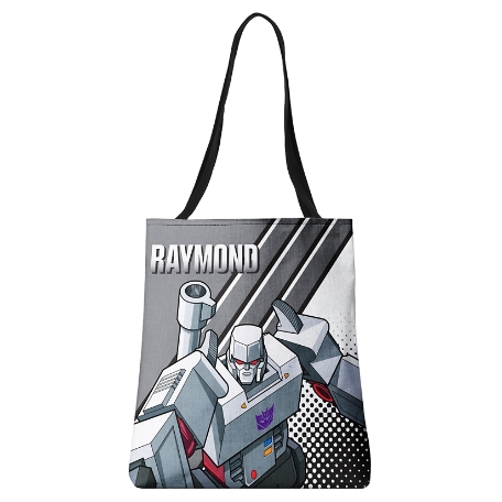 TRANSFORMERS Stripes Tote Bag-Megatron
