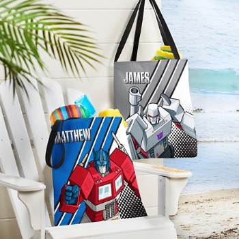 TRANSFORMERS Stripes Tote Bag