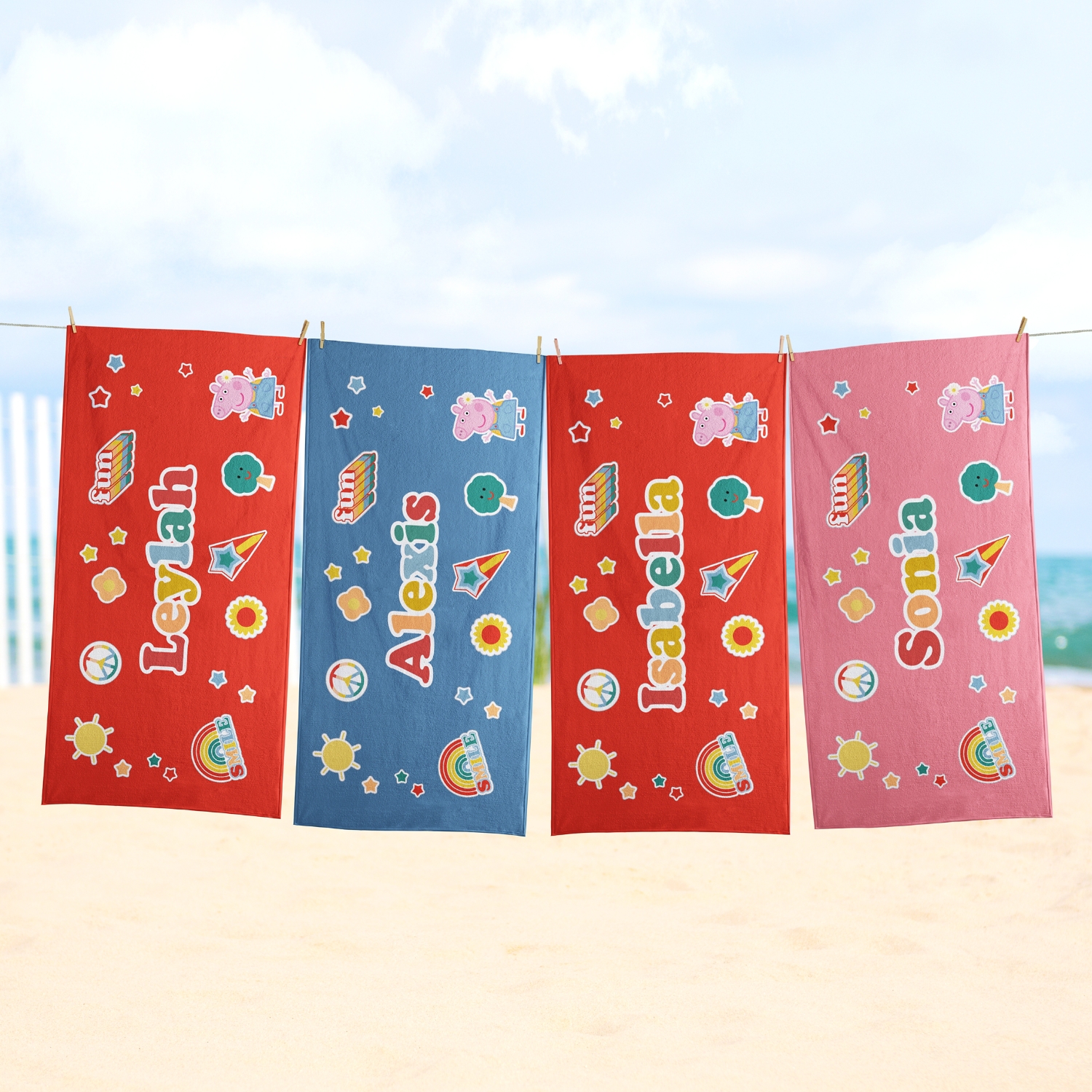 Peppa Pig Fun Beach Towel