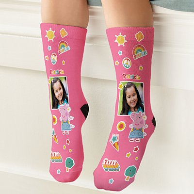 Peppa Pig Fun Photo Socks